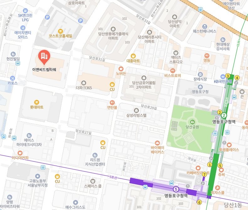 IFC지사 위치 지도